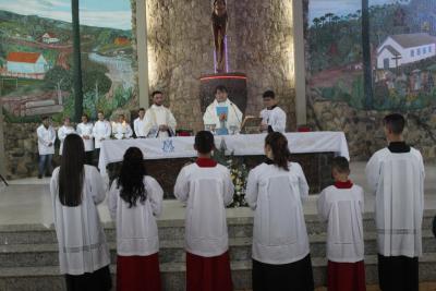 Missa de ação de graças encerrou as celebrações da 37ª edição da Festa em louvor a N. Sra. Aparecida de Laranjeiras do Sul